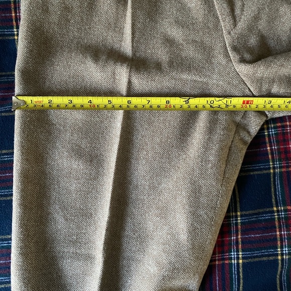 Scavini trousers in wool herringbone tweed. - Picture 7 of 7